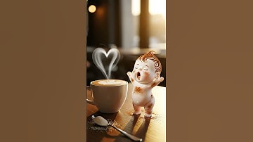 Unleash the morning yawns: Even tiny characters #tinyfigure #coffeeaddict #shorts #fyp #trending