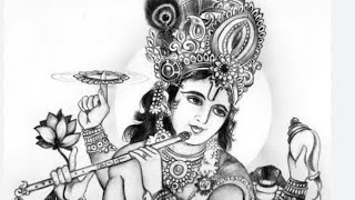 How to DRAW a beautiful pencil shading sketch of lord Vishnu