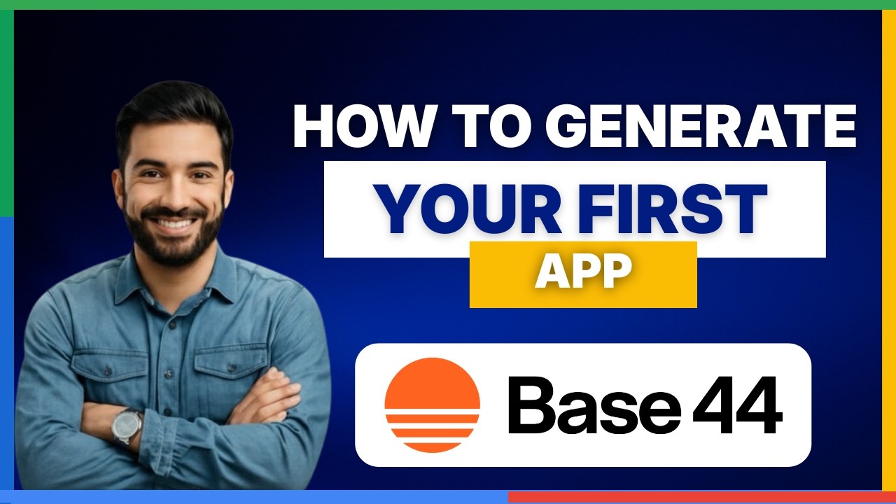 How to generate your first app with Base44[FULL GUIDE] - YouTube