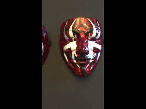 Custom Tech N9ne and Krizz Kalico Anonymous masks! Strange Music - YouTube