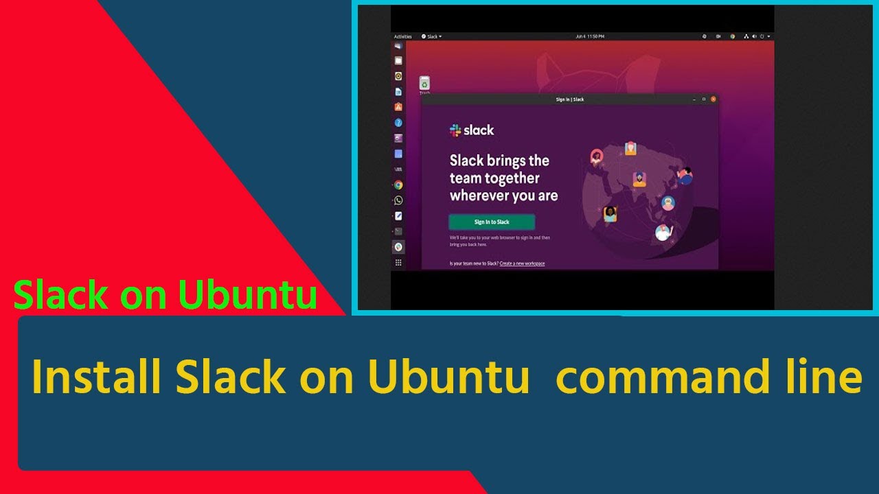 How to install Slack on Ubuntu command line - YouTube