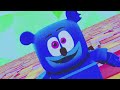 “The gummy bear is dancing and singing.” - Sponsored by klasky csupo effects
