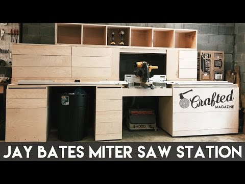 Building the Jay Bates Miter Saw Station Part 1 | Crafted Magazine