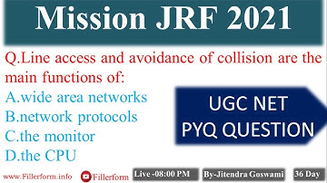 08:00 PM #36 ICT MCQ and PYQ | Mission JRF with Jitendra Goswami| ICT MCQ Question