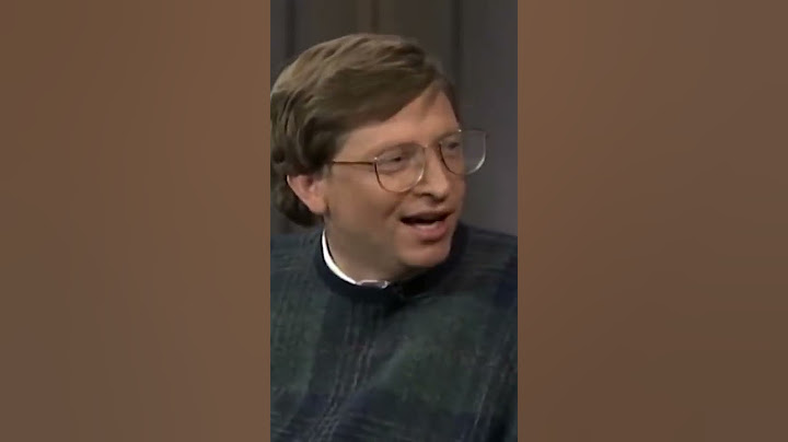 Bill Gates explains this “internet” thing #letterman