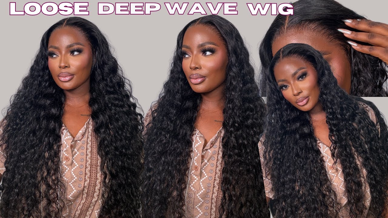 PERFECT WIG FOR SUMMER | 13X6 LOOSE DEEP WAVE WIG | STRAIGHT OUT OF THE BOX | FT WIGGINS HAIR