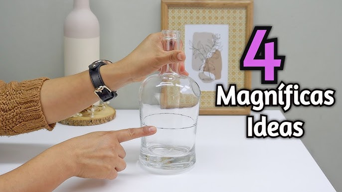 Cómo decorar botellas de cristal a mano –canalHOGAR