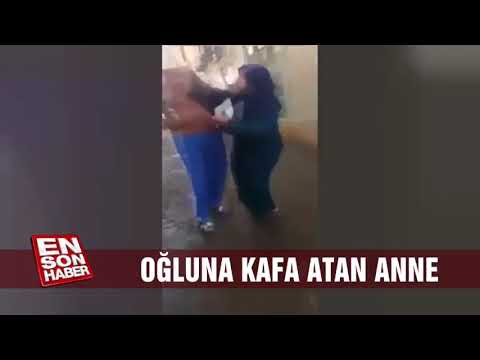 Oğluna Kafa Atan Anne