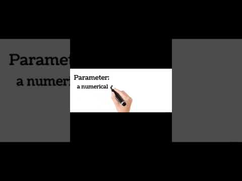 Parameter vs statistic
