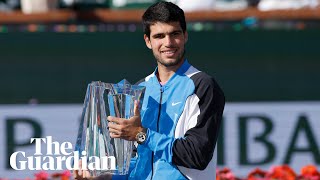 Alcaraz beats Medvedev to claim Indian Wells title by Guardian Sport 2,103 views 1 month ago 1 minute, 55 seconds