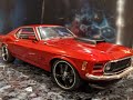 1/18 1970 Boss 429 Diecast Mustang Unboxing by Acme (Candy Apple Red)