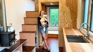 Tiny House Build Is Back  Kitchen Drawers, Storage, and Slat Wall With a Secret
