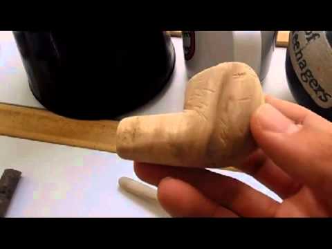 How do you make a wooden pipe?