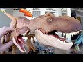 Tyrannosaurus Rex GIGANTESCO Jurassic World com Hot Wheels