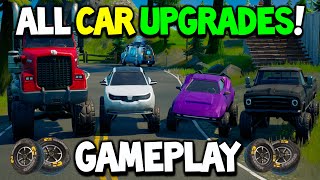 Fortnite Update: ALL CAR UPGRADES GAMEPLAY! - v16.20! (Vehicle Mod: Off-Road Tires)