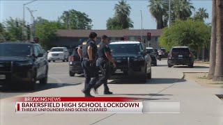 Bakersfield High School lockdown lifted