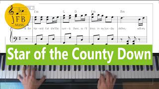 The Star of the County Down (Irish Folk Song) - Piano Cover