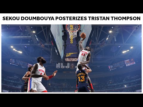 19 Year Old Sekou Doumbouya Posterizes Tristan Thompson | Pistons NBA Highlights