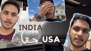 India To USA ✈ Air India | Student Travel Vlog | Fall 2023 | SUNY Buffalo | International Student