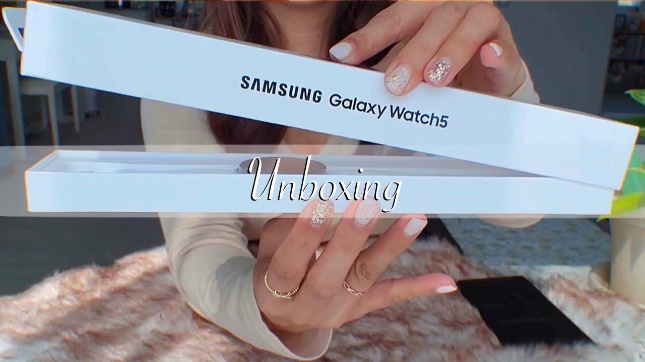 Unboxing | Samsung Galaxy Watch5 | 삼성 갤럭시 워치5 | 갤럭시s23 울트라 사전 예약시 사은품 💗