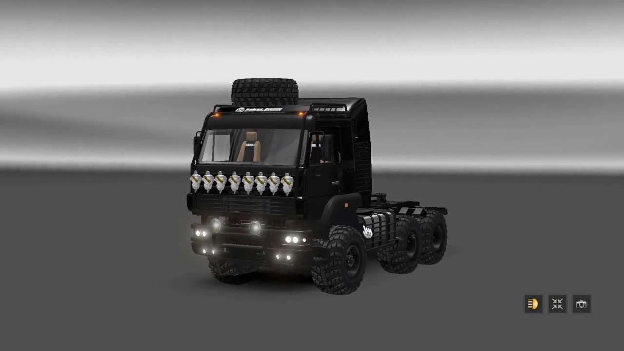 Euro Truck Simulator 2 - обзор | KamaZ MonsteR ChassiS 8x8