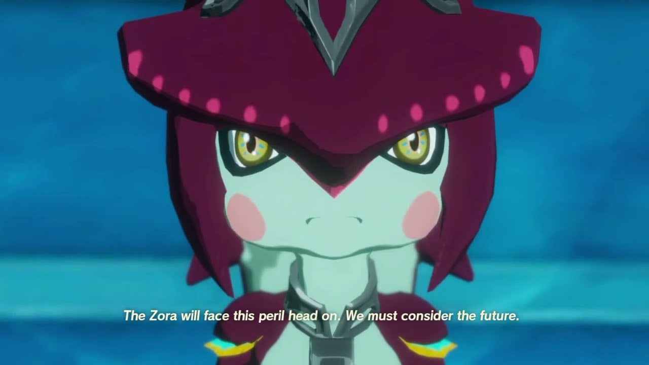 AoC -King Dorephan asks Mipha to Pilot Vah Ruta