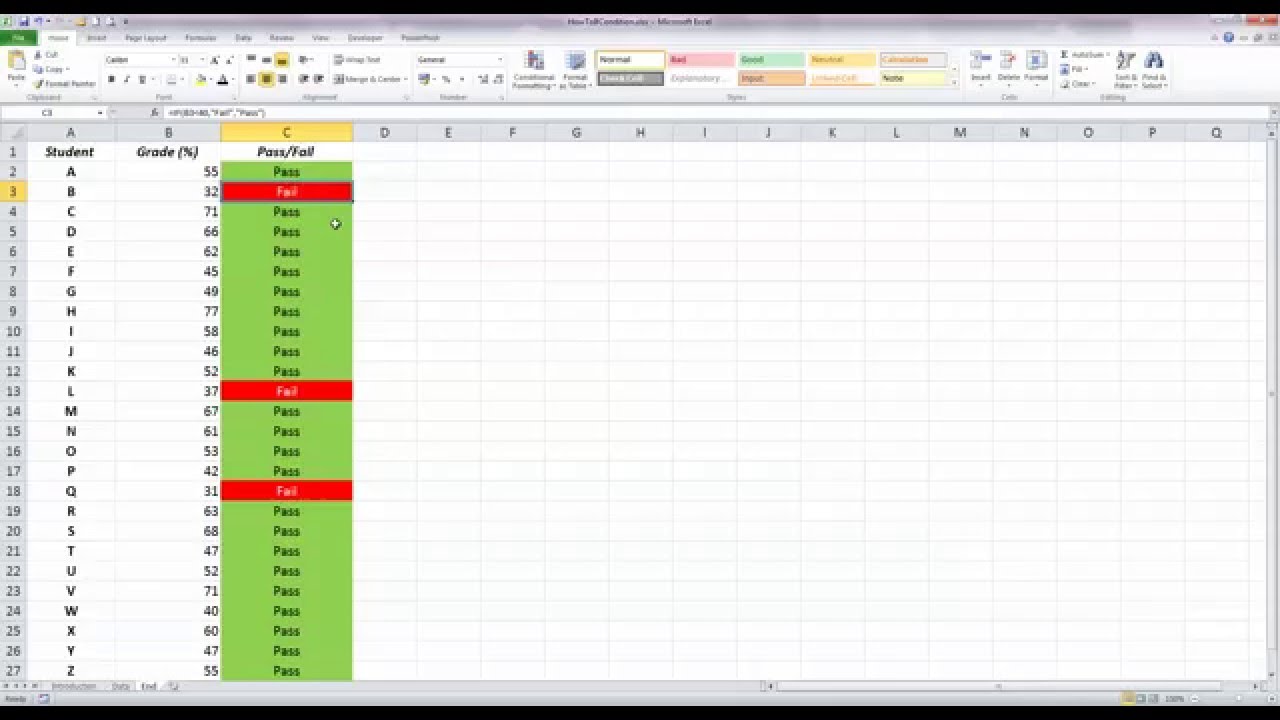 how to create an if then formula in excel