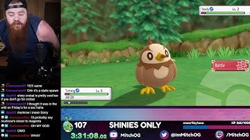 Streamer finds uncatchable Shiny Starly & Shiny Starter 1 in 16 7M Chance