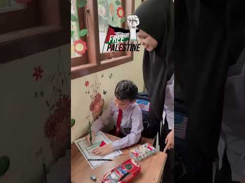 MENGGAMBAR BENDERA PALESTINA