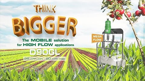 Discover the D90GL05, the MOBILE solution for HIGH FLOW fertigation applications