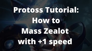 [Cross_tv1] Protoss Strategy for Mass Zealot | Starcraft Fastest Map Protoss