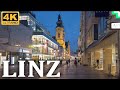 Linz  Austria : Night Walking 4K UHD