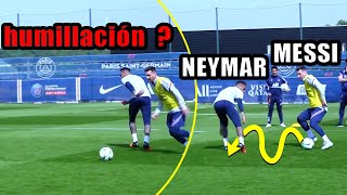 Lionel Messi humilla a Neymar en el entrenamiento del París Saint-Germain | 2022