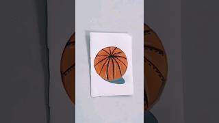 basketball painting 🏀#basketball #shorts #painting