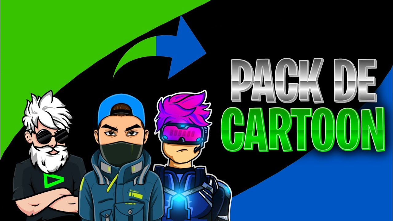 PACK DE CARTOON PARA DOWNLOAD GRÁTIS - FREE FIRE - YouTube