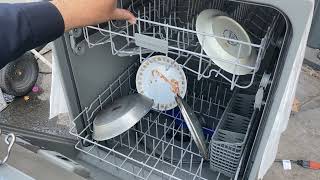 Como reparar un dishwasher que no lava bien.   Deja los platos sucios 👍