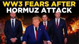 BREAKING: Trump Orders Massive Iran Strikes After Hormuz Ship Attack | Donald Trump Speech LIVE