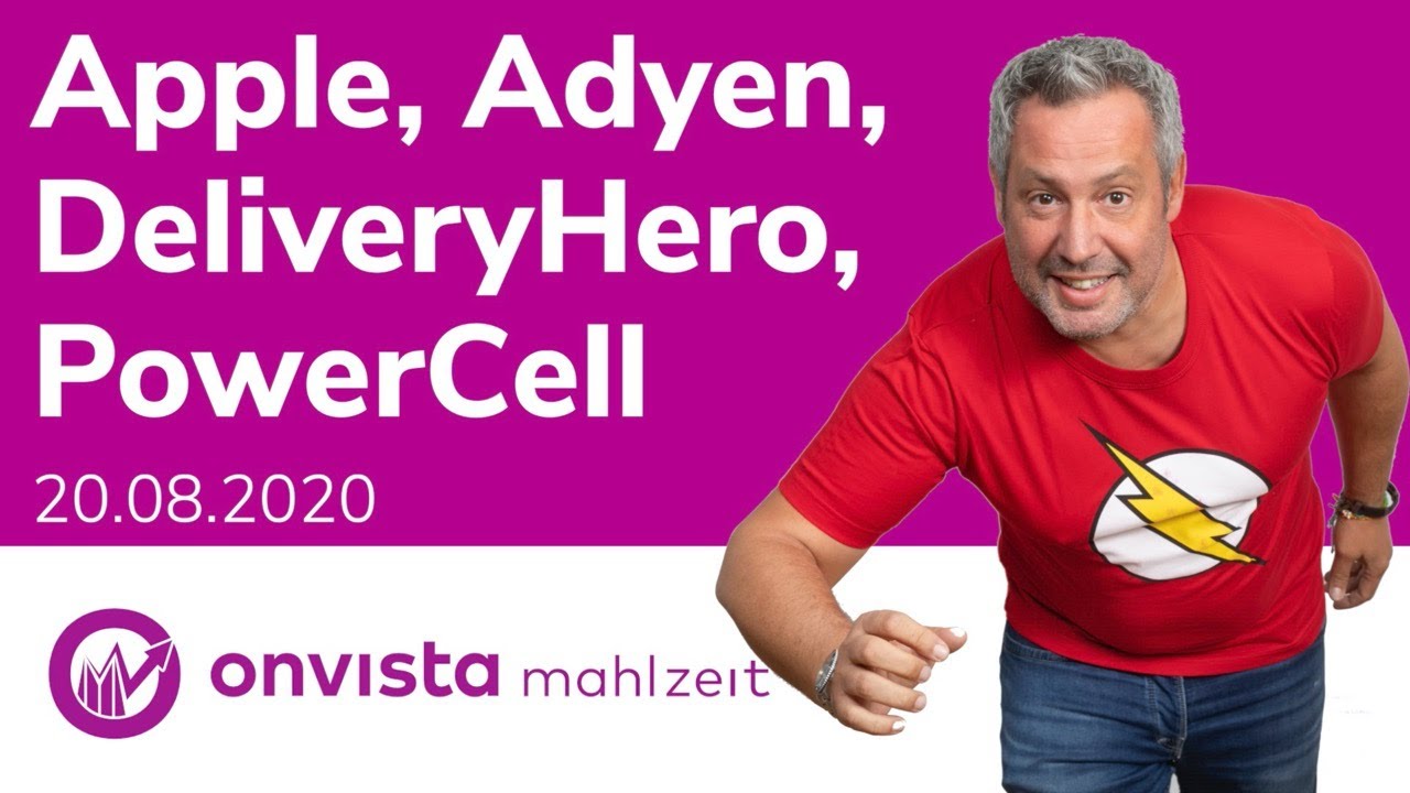 Onvista Mahlzeit Dax Wird Nervoser Apple Adyen Deliveryhero Und Powercell Liefert Keine Wirklich Uberzeugenden Zahlen Onvista