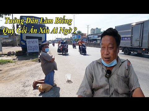 Tưởng thanh niên làm biếng quỳ gối giữa đường xin ăn hai ngờ hoàn cảnh thật muốn rơi nước mắt