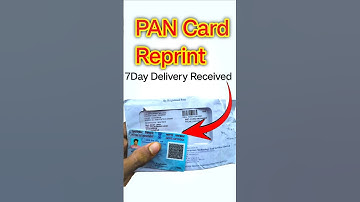 Reprint Pan card delivery Received | pan card reprint kare #reprintpancard