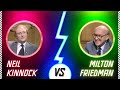 Milton Friedman CLASHES with Leftist Neil Kinnock in FIERCE debate (1980)