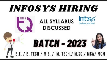 Infosys Hiring 2023 BATCH || InfyTQ By Infosys || Complete Process &  Paper Pattern