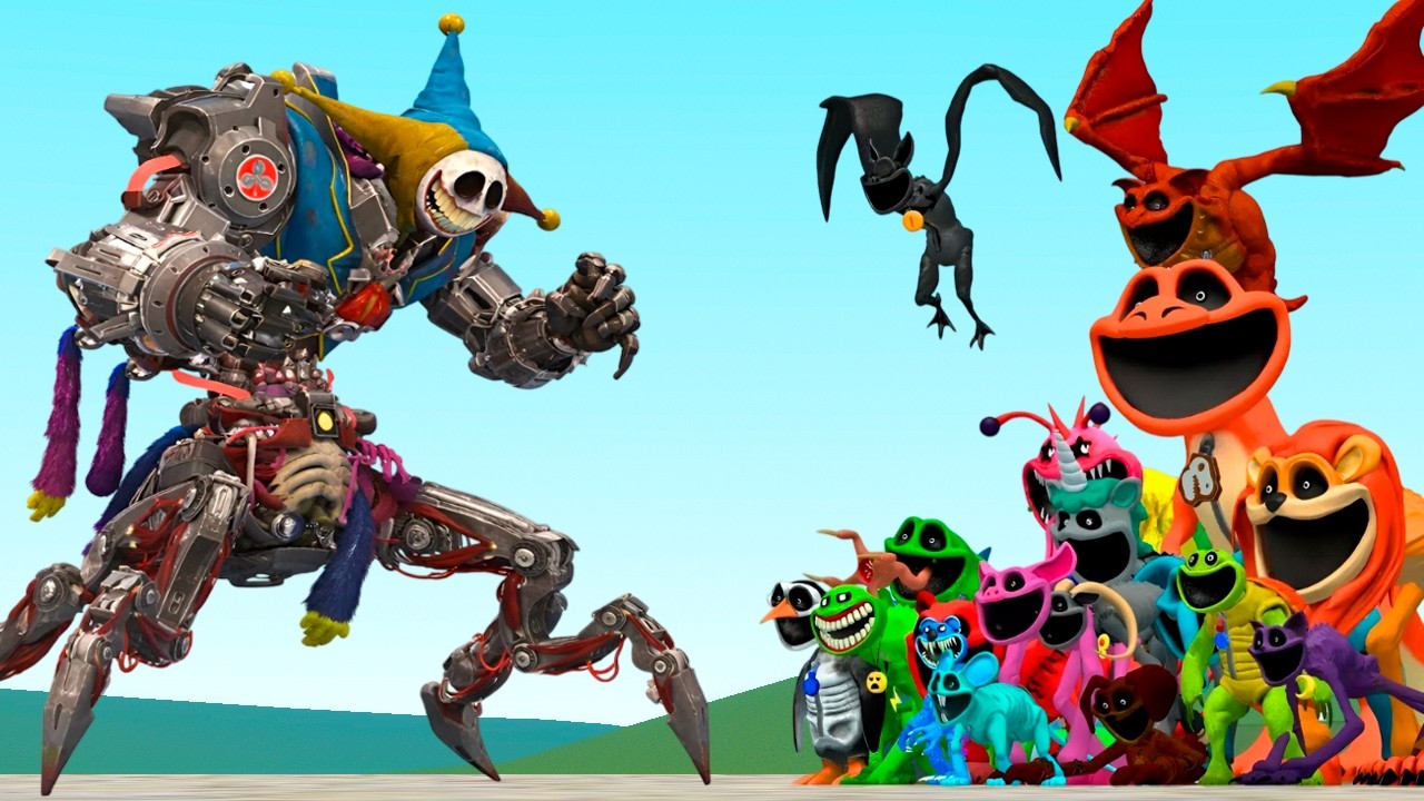 NEW PROTOTYPE POPPY PLAYTIME CHAPTER 5 VS POPPY PLAYTIME FAMILY In Garry's Mod!