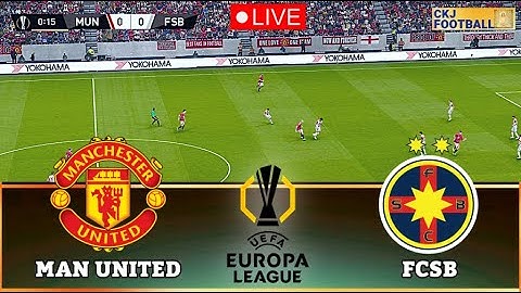 🔴Manchester United Vs FCSB | 2025 UEFA Europa League | Simulation Pes 21 #europaleague