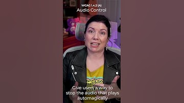 WCAG 1.4.2 - Audio Control