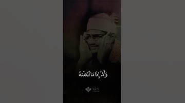 وأما إذا ما ابتلاه | محمد صديق المنشاوي | سورة الفجر #المنشاوي