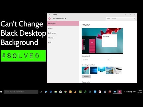 Fix Can't Change Desktop Background Wallpaper on Windows 10 hqdefault