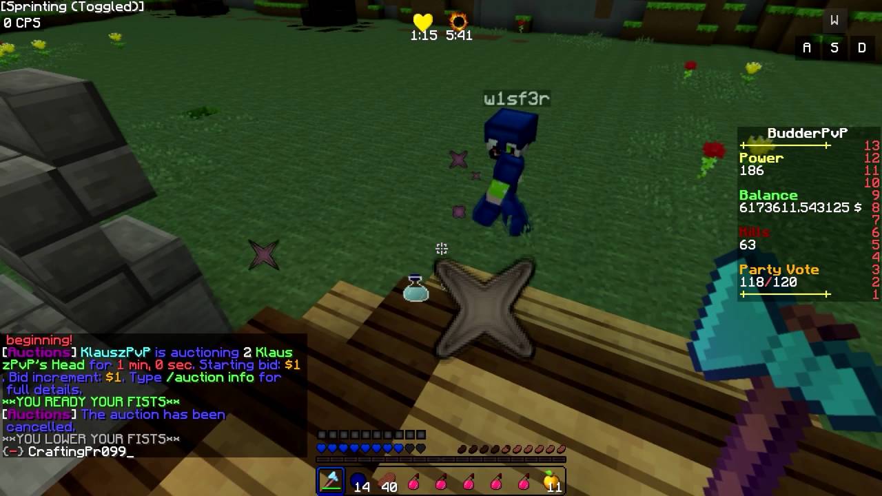 BudderPVP #8 - Новости из базата,10 god keys и PvP!