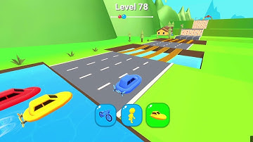 SHAPE SHIFTING game CAR RACING GAME PRO 🌈🚘🚙 Gameplay All Levels Walkthrough iOS, Android New Game 3D