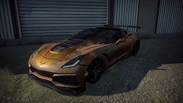 NFS HEAT Chevrolet Corvette ZR1 2019 (Critical Damage Repair)